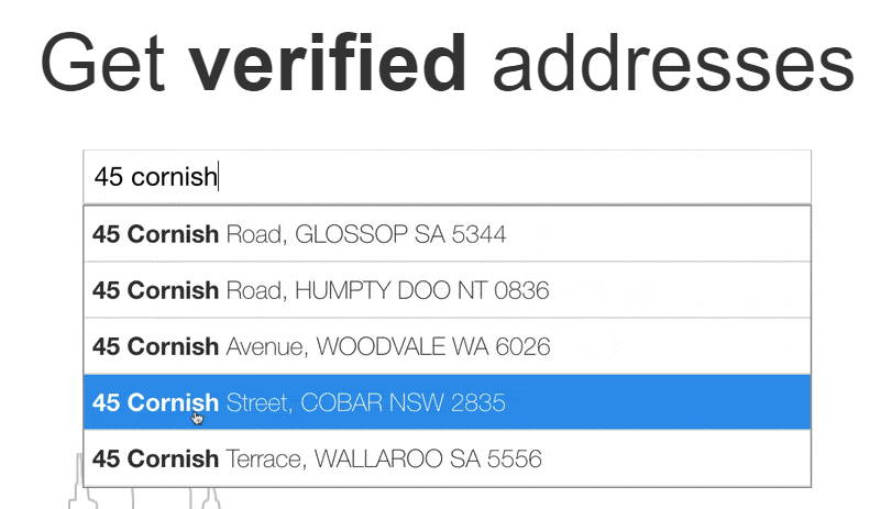 Australian Address Verification and Autocomplete using AddressFinder API